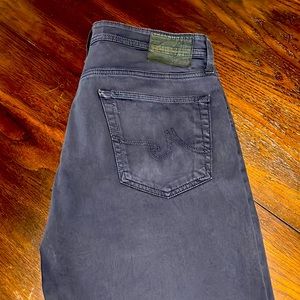 Mens 34x34 Blue Straight Leg AG Pants. (The Protege)